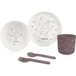 Miniland Servies Naturmeal Kuiken 8 Miniland Servies Naturmeal Kuiken -Lief En Klein miniland servies naturmeal kuiken a362190 3