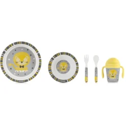 Miniland Servies Set Naturmeal Leo 7 Miniland Servies Set Naturmeal Leo -Lief En Klein miniland servies set naturmeal leo a344292 2