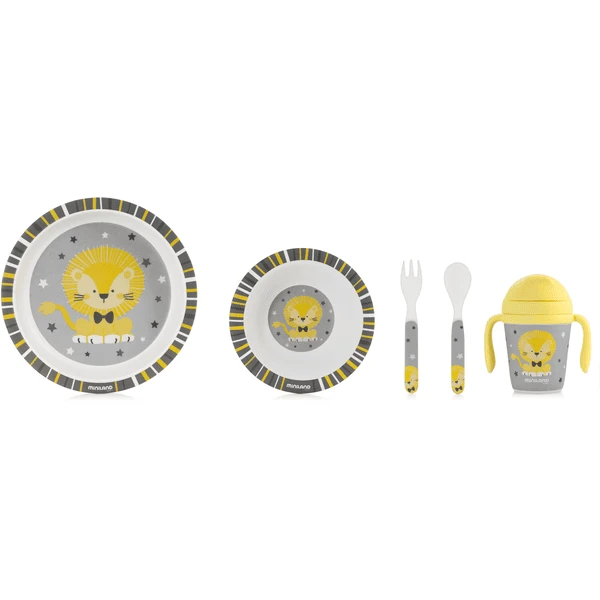 Miniland Servies Set Naturmeal Leo 3 Miniland Servies Set Naturmeal Leo - Afbeelding 3