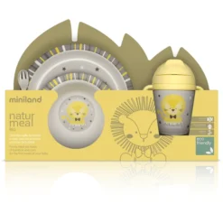 Miniland Servies Set Naturmeal Leo 9 Miniland Servies Set Naturmeal Leo -Lief En Klein miniland servies set naturmeal leo a344292 4