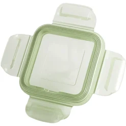 Miniland Set 4 4 NaturSquare 4-delige Set Vierkante Glazen Container Groen -Lief En Klein miniland set 4 4 natursquare 4 delige set vierkante glazen container groen a264149 3