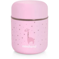 Miniland Silky Food Thermo Minicontainer Pink 280ml -Lief En Klein miniland silky food thermo minicontainer pink 280ml a265061 4