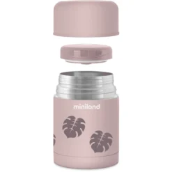 Miniland Thermische Voedselcontainer Thermy Leaves 600ml -Lief En Klein miniland thermische voedselcontainer thermy leaves 600ml a362162 2