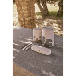 Miniland Thermische Voedselcontainer Thermy Leaves 600ml -Lief En Klein miniland thermische voedselcontainer thermy leaves 600ml a362162 3