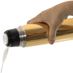 Miniland Thermos Thermy Deluxe Goud Met Chroom Effect 500 Ml -Lief En Klein miniland thermos thermy deluxe goud met chroom effect 500 ml a317780 4