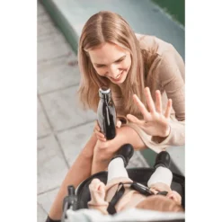 Miniland Thermosfles Deluxe Silver Met Chroom Effect 500ml -Lief En Klein miniland thermosfles deluxe silver met chroom effect 500ml a326758 4