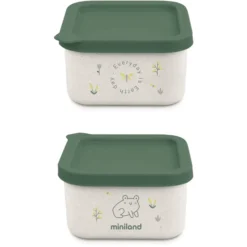 Miniland Voedselcontainer Naturset 2 Kikker, 2 Stuks. -Lief En Klein miniland voedselcontainer naturset 2 kikker 2 stuks a362293 4