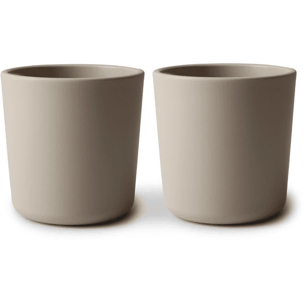 Mushie Cup 200 Ml 2 Stuks, Vanille 1 Mushie Cup 200 Ml 2 Stuks, Vanille