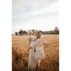 Mushie Dummy Houder, Powder Blauw -Lief En Klein mushie dummy houder powder blauw a399500 2