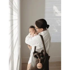 Mushie Fopspeenhouder, Pale Taupe -Lief En Klein mushie fopspeenhouder pale taupe a399492 3