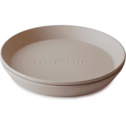 Mushie Kom 2 Stuks, Vanille -Lief En Klein mushie kom 2 stuks vanille a399223 4