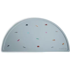 Mushie Placemat Silicone, Retro Cars