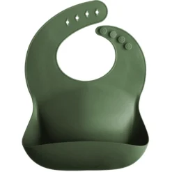 Mushie Siliconen Slabbetje Forest Green -Lief En Klein mushie siliconen slabbetje forest green a399441 3