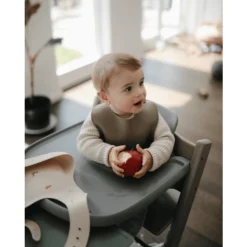 Mushie Siliconen Slabbetje Forest Green -Lief En Klein mushie siliconen slabbetje forest green a399441 4