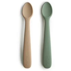 Mushie Siliconenlepel Gedroogde Tijm/ Natural -Lief En Klein mushie siliconenlepel gedroogde tijm natural a399504 3