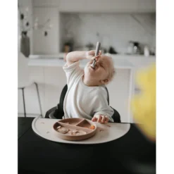 Mushie Siliconenlepel Gedroogde Tijm/ Natural -Lief En Klein mushie siliconenlepel gedroogde tijm natural a399504 4