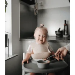 Mushie Siliconenlepel Stone /Cloudy Mauve -Lief En Klein mushie siliconenlepel stone cloudy mauve a399502 2