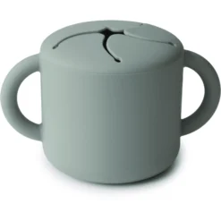 Mushie Snackbeker Cambridge Blauw