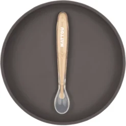 Nattou Eetset 2 Stuks Aubergine / Perzik 7 Nattou Eetset 2 Stuks Aubergine / Perzik -Lief En Klein nattou eetset 2 stuks aubergine perzik a309741 2