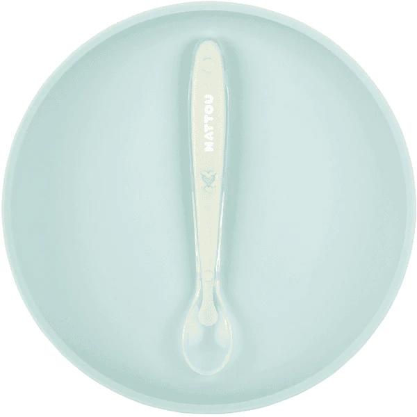 Nattou Eetset 2 Stuks Blauw/groen 3 Nattou Eetset 2 Stuks Blauw/groen - Afbeelding 3