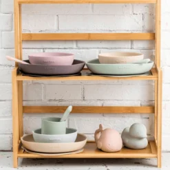 Nattou Eetset 3 Stuks Roze/grijs -Lief En Klein nattou eetset 3 stuks roze grijs a345930 3