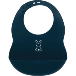 Nattou Siliconen Slabbetje Donkerblauw