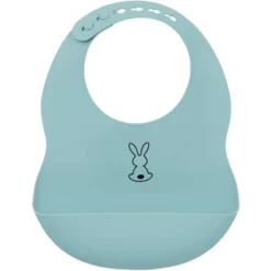 Nattou Siliconen Slabbetje Lichtblauw -Lief En Klein nattou siliconen slabbetje lichtblauw a320702 3