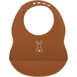 Nattou Siliconen Slabbetje Terracotta -Lief En Klein nattou siliconen slabbetje terracotta a344581 2