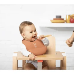 Nattou Siliconen Slabbetje Terracotta -Lief En Klein nattou siliconen slabbetje terracotta a344581 4