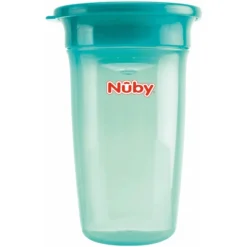 Nuby Nûby 360° Sippy Cup WONDER CUP Basic Vanaf 6 Maanden 300 Ml In Aqua