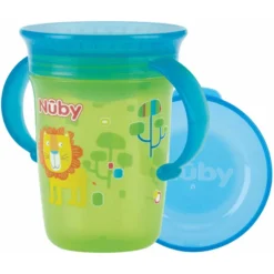 Nuby Nûby 360° Tritan Drinkbeker WONDER CUP 240 Ml In Groen -Lief En Klein nuby 360 tritan drinkbeker wonder cup 240 ml in groen a309170 4