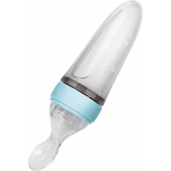 Nuby Nûby Speciale PP Voedingslepel Met Silicone Voederbakje 90 Ml In Blauw -Lief En Klein nuby speciale pp voedingslepel met silicone voederbakje 90 ml in blauw a309290 2