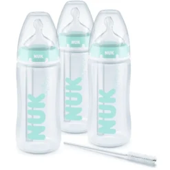 NUK Babyfles First Choice ⁺ Anti-koliek 3-flessen Set, 300 Ml