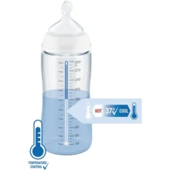 NUK Babyfles First Choice + Disney Winnie The Pooh 300 Ml, In Blauw -Lief En Klein nuk babyfles first choice disney winnie the pooh 300 ml in blauw a313549 3