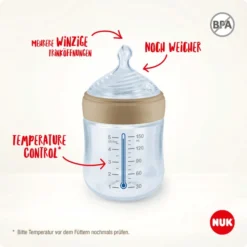 NUK Babyfles Voor Nature 260ml, Bruin -Lief En Klein nuk babyfles voor nature 260ml bruin a375619 2