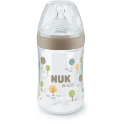NUK Babyfles Voor Nature 260ml, Bruin