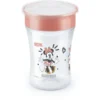 NUK Drinkbeker Magic Beker Minnie Mouse Met 360° Drinkrand Vanaf 8 Maanden, 230 Ml Rood