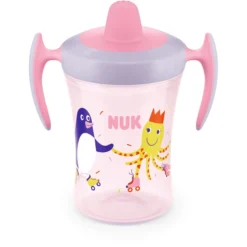 NUK Drinkbeker Met Zachte Tuit 230 Ml, Lekvrij Vanaf 6 Maanden Roze -Lief En Klein nuk drinkbeker met zachte tuit 230 ml lekvrij vanaf 6 maanden roze a331348 4