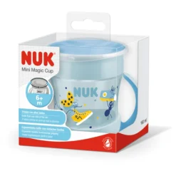 NUK Drinkbeker Mini Magic Beker 160 Ml Vanaf 6 Maanden, Blauw -Lief En Klein nuk drinkbeker mini magic beker 160 ml vanaf 6 maanden blauw a331208 2