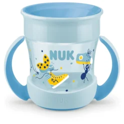 NUK Drinkbeker Mini Magic Beker 160 Ml Vanaf 6 Maanden, Blauw -Lief En Klein nuk drinkbeker mini magic beker 160 ml vanaf 6 maanden blauw a331208 3