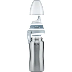 NUK Drinkfles Active Cup Edelstaal Design: Blauw Vanaf 12 Maanden -Lief En Klein nuk drinkfles active cup edelstaal design blauw vanaf 12 maanden a203865 3
