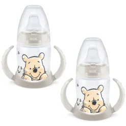 NUK Drinkfles First Choice Disney Winnie De Poeh In Beige, 2 Stuks -Lief En Klein nuk drinkfles first choice disney winnie de poeh in beige 2 stuks a318616 4
