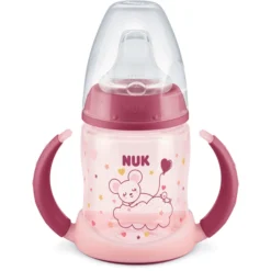 NUK Drinkfles First Choice ⁺ Glow In The Dark Girl, 150 Ml In Roze, 2 Stuks -Lief En Klein nuk drinkfles first choice glow in the dark girl 150 ml in roze 2 stuks a342953 2