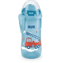 NUK Drinkfles Flexi Cup 300 Ml, Brandweerblauw