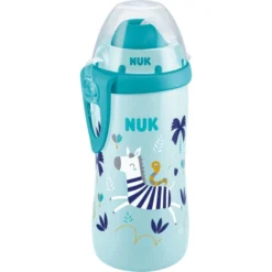 NUK Drinkfles Flexi Cup, Color Change , Blauw