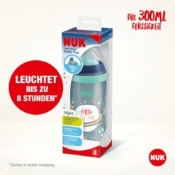 NUK Drinkfles Kiddy Beker Night 300 Ml, Blauw -Lief En Klein nuk drinkfles kiddy beker night 300 ml blauw a375055 3
