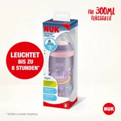 NUK Drinkfles Kiddy Beker Night 300 Ml, Paars -Lief En Klein nuk drinkfles kiddy beker night 300 ml paars a375053 4