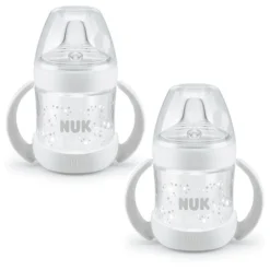 NUK Drinkfles Nature Sense 150 Ml In Wit, 2 Stuks
