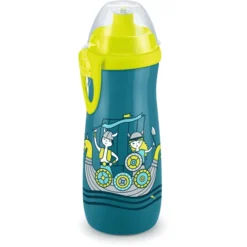 NUK Drinkfles Sportbeker 450 Ml, Viking Blauw -Lief En Klein nuk drinkfles sportbeker 450 ml viking blauw a375052 4