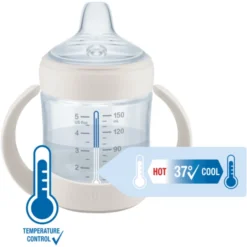 NUK Drinkfles Voor Nature , 150ml, Bruin -Lief En Klein nuk drinkfles voor nature 150ml bruin a402212 4